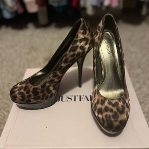 Cheetah Print High Heels
